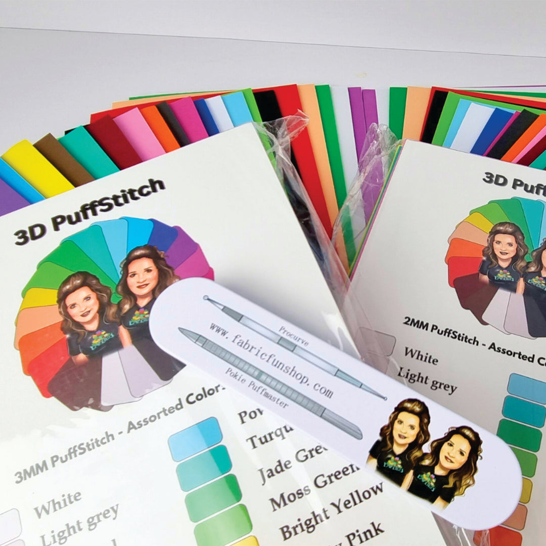 3mm + 2mm PUFF STITCH & POKIE PUFFMASTER Tin Kit - COMBO