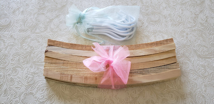 KIDDIES WOODEN HANGER 12 pack