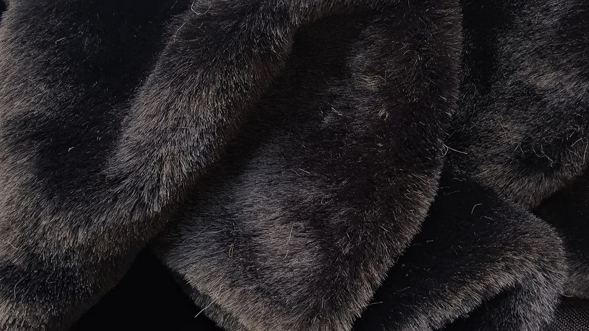 PANDA FAUX FUR COMBO FABRIC