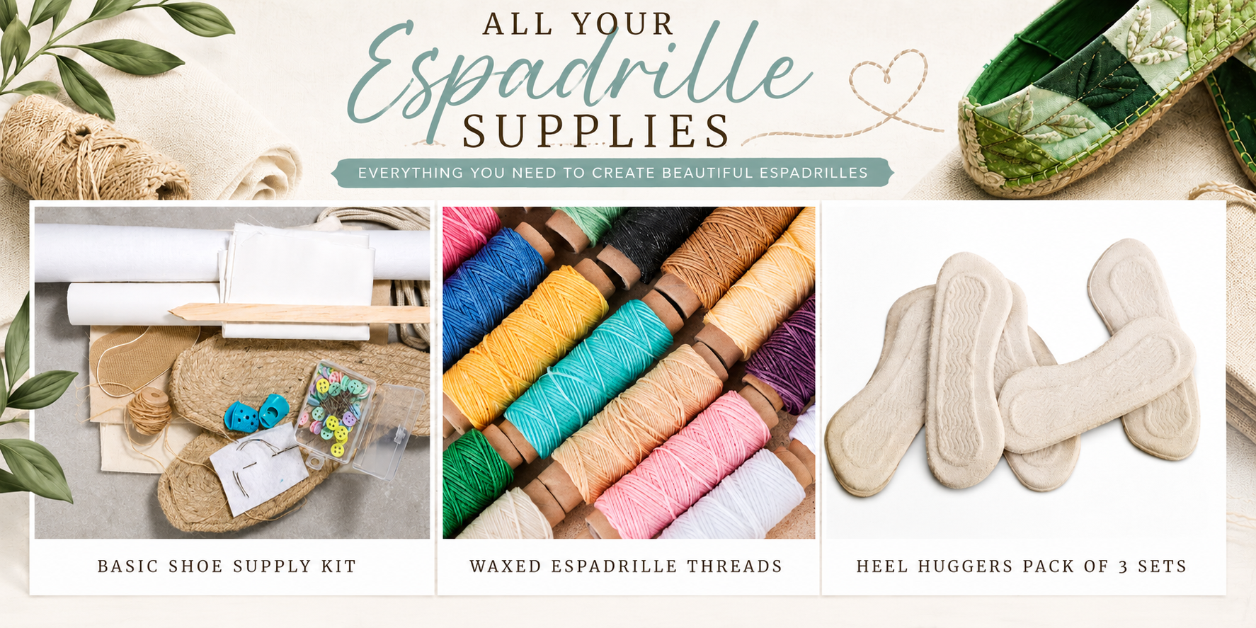 Espadrille Supplies