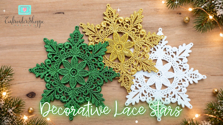 Decorative Lace Stars Webinar