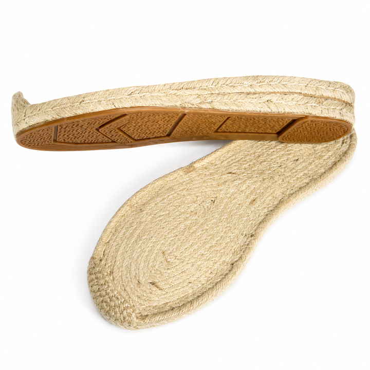 #1763 | Medium Wedge Soles With Toe Flower
