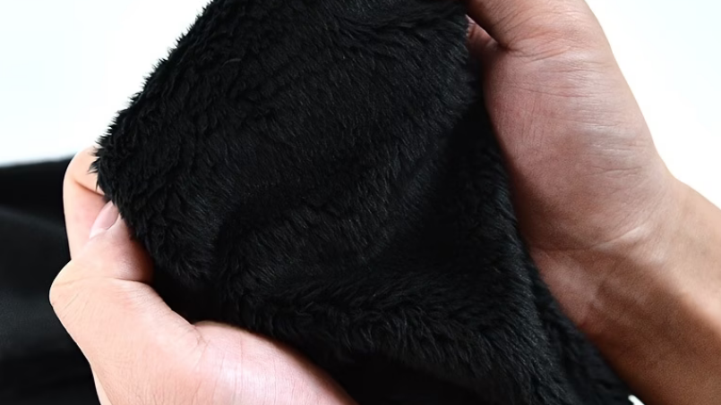 PANDA FAUX FUR COMBO FABRIC