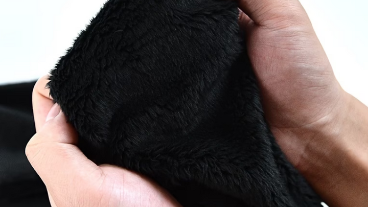 PANDA FAUX FUR COMBO FABRIC