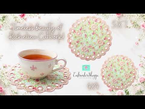 Richelieu Cutwork Coasters Webinar