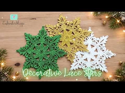 Decorative Lace Stars Webinar