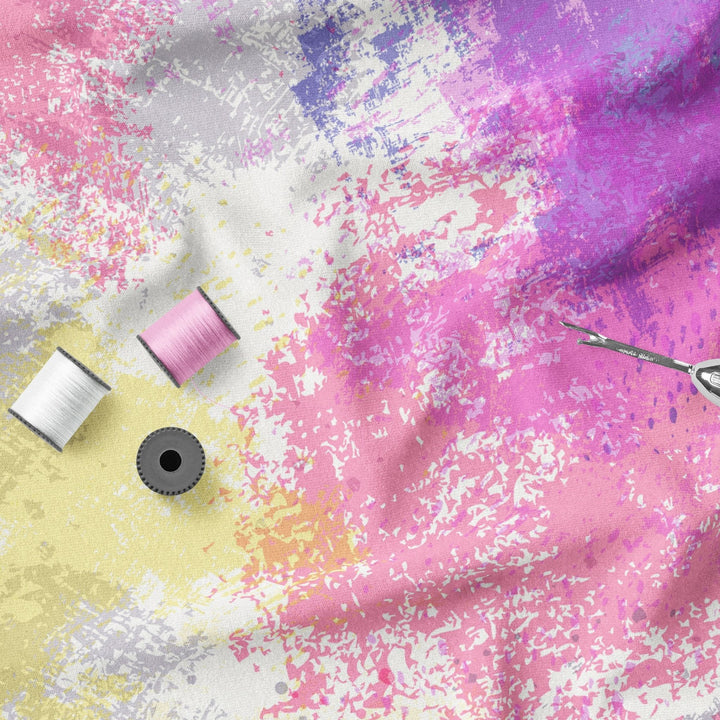 Watercolor Background Purple Palette 100% Cotton Fabric -MZ0008WB