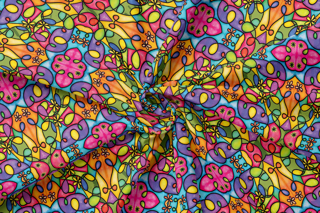 Kaleidoscope color splash 1 100% Cotton-MZ0001KL
