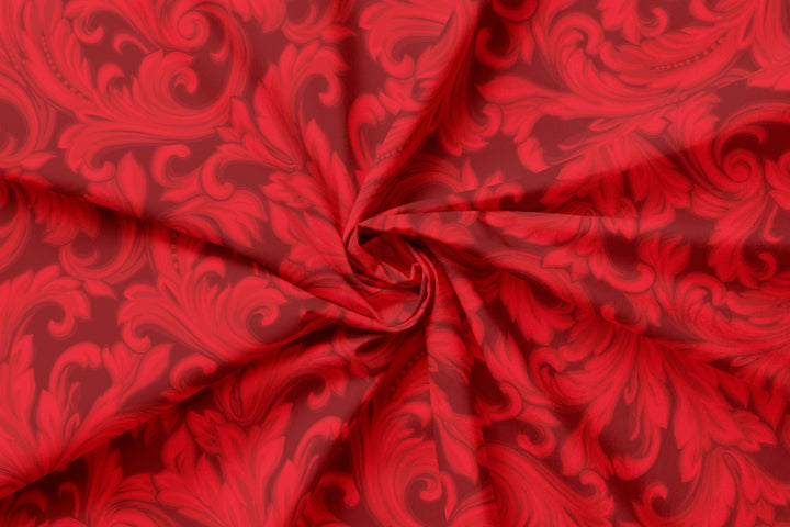 Baroque poppies 100% Cotton Fabric -MZ0005PP