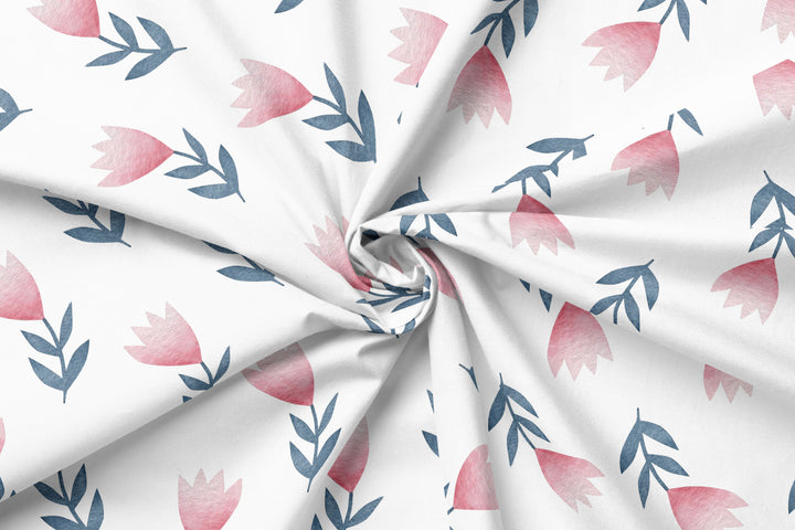 Folklore Birds 6 100% Cotton Fabric -MZ0006FB