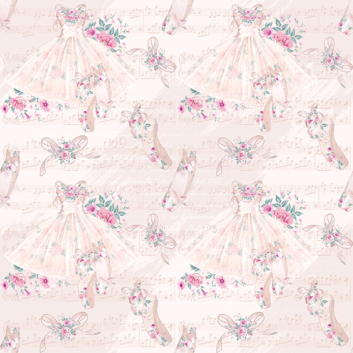 Shabby chic Roses 7 100% Cotton Fabric -MZ0007RS
