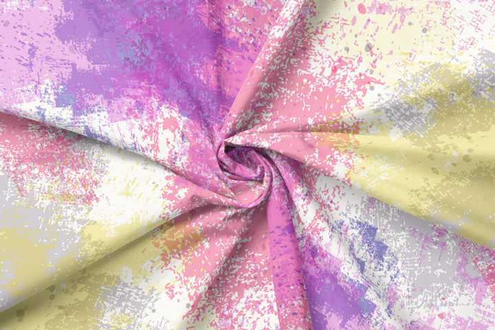 Watercolor Background Purple Palette 100% Cotton Fabric -MZ0008WB