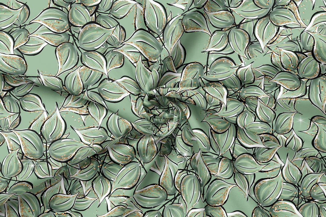 Ladybug Greens 100% Cotton Fabric-MZ0010LB
