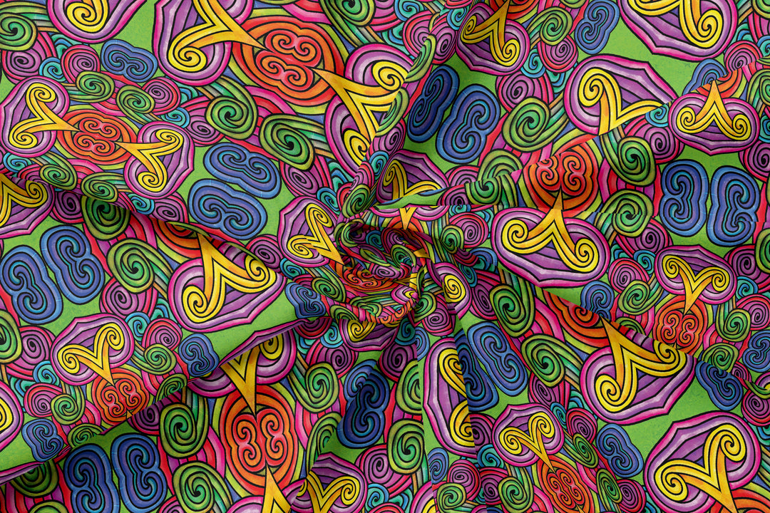 Kaleidoscope color splash 11 100% Cotton-MZ0011KL