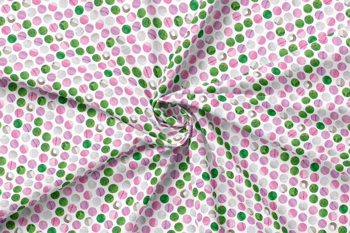Vintage Dots 100% Cotton Fabric -MZ0012SH