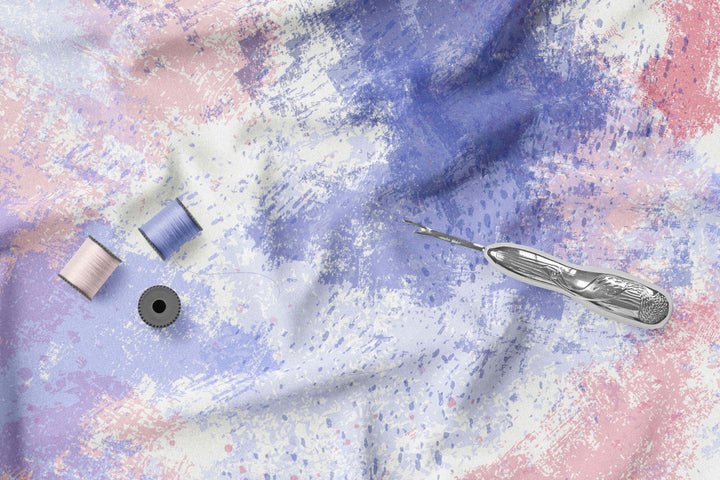 Watercolor Background Bright Purples Palette 100% Cotton Fabric -MZ0012WB