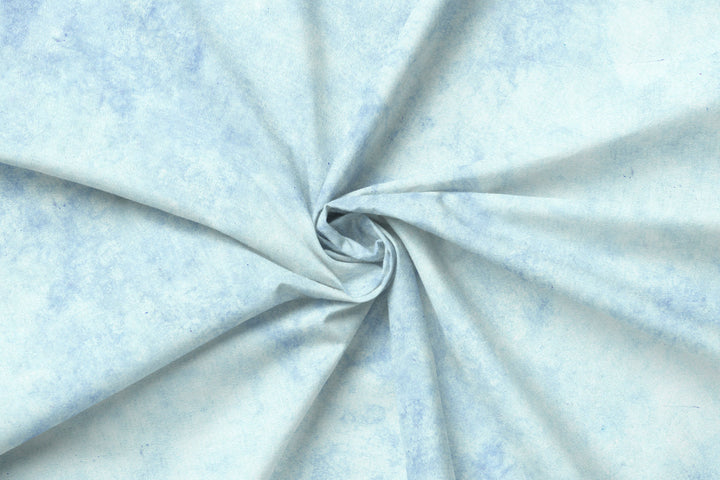 Watercolor Background light blue 100% Cotton Fabric -MZ0015WB