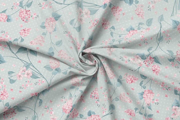 Floral Flush pink 100% Cotton -MZ0020FW