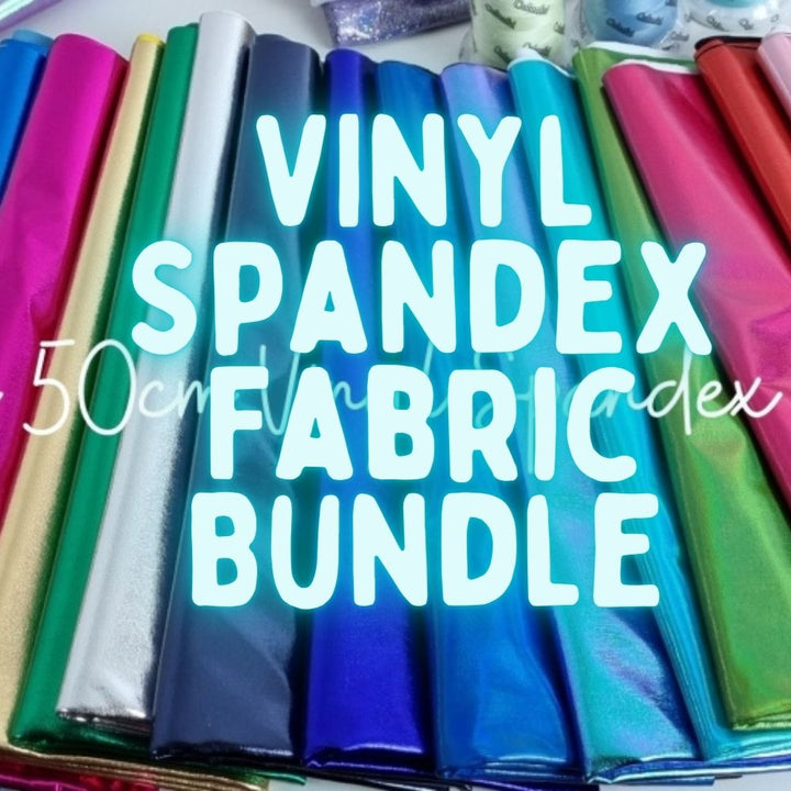 VINYL SPANDEX FABRIC BUNDLE 30