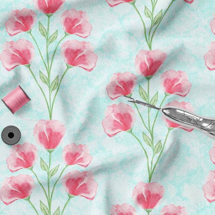 Sweet Peas 100% Cotton Fabric- MZ0002FW