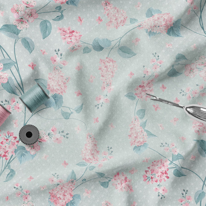Floral Flush pink 100% Cotton -MZ0020FW