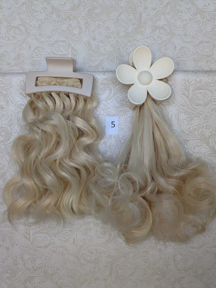 5 Light Blonde Set of Curls